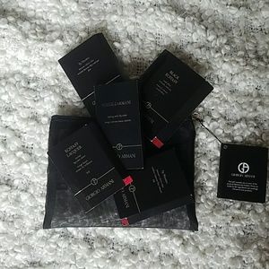 GIORGIO ARMANI mini lip and mascara gift set+bag